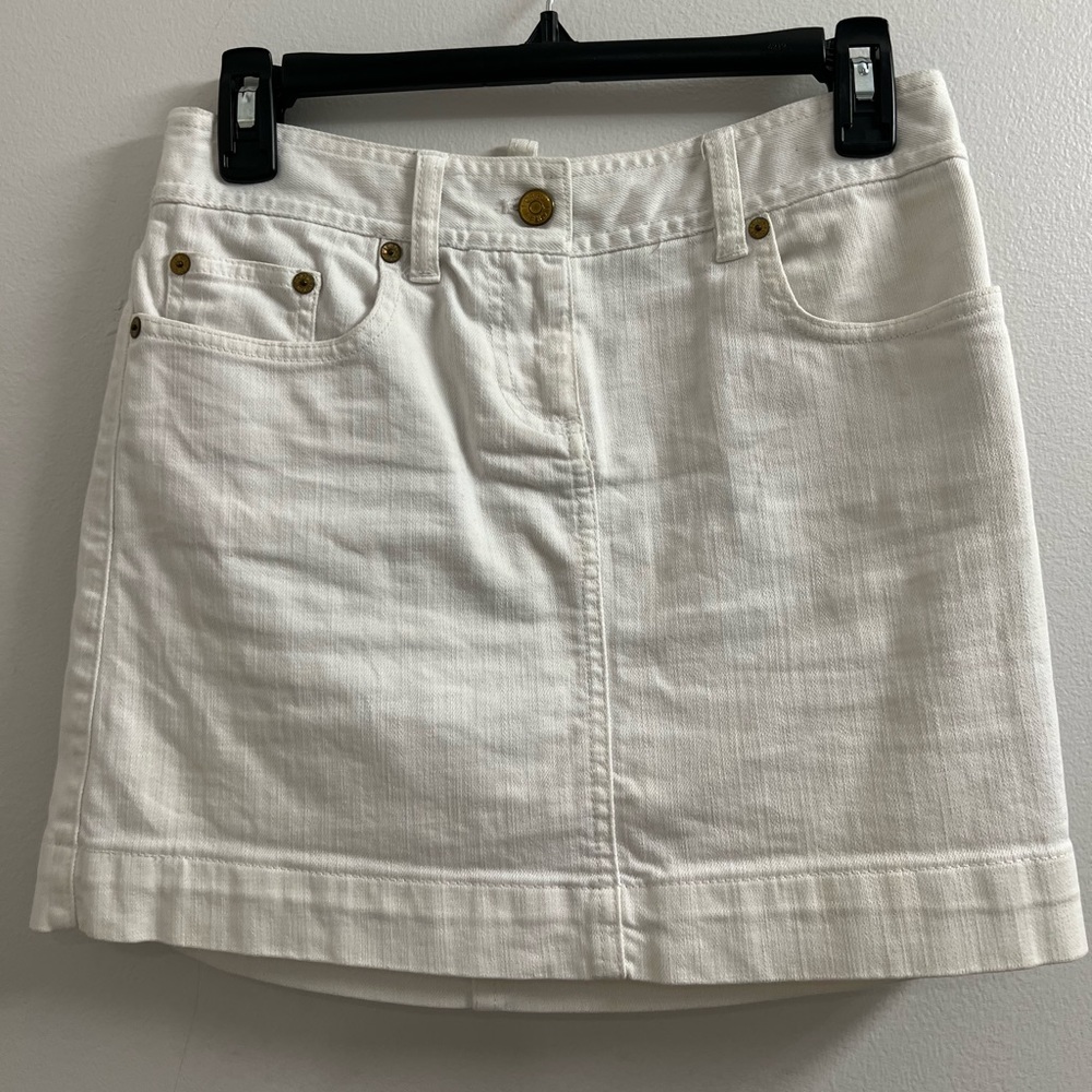 J CREW womens small jean skirt